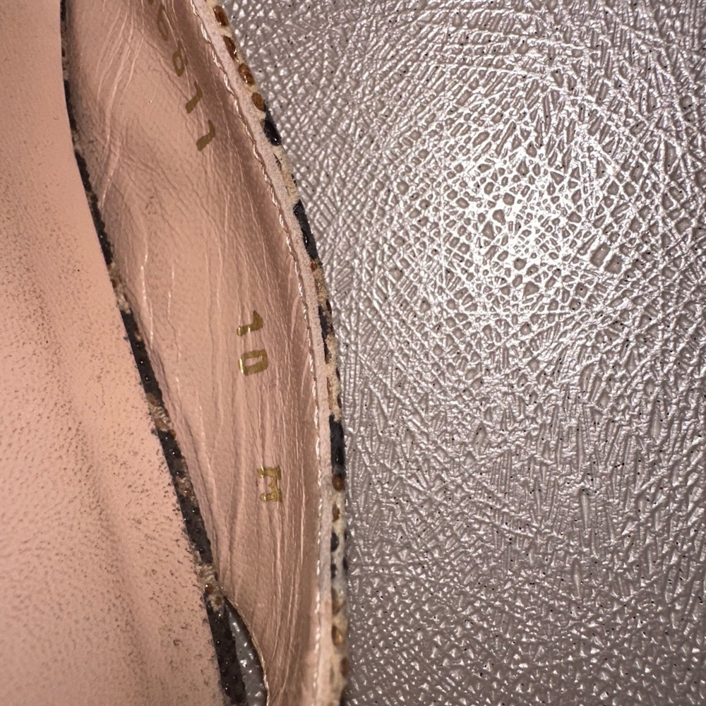 Stuart Weitzman Leopard Print Slingback Wedges 10 summer vacation Y2K style - Picture 11 of 13
